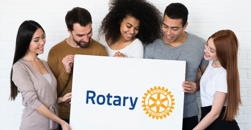 Young people of rotary